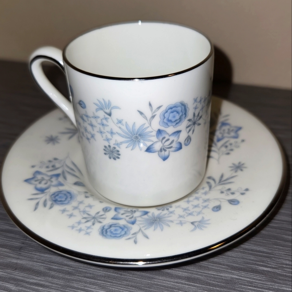 Wedgewood Teacup and Saucer Belle Fleur